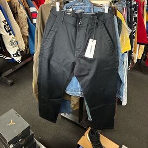 G Star RAW Droner Relaxed Tapered Cargo Pants Mens 32/30 Black Chino New NWT